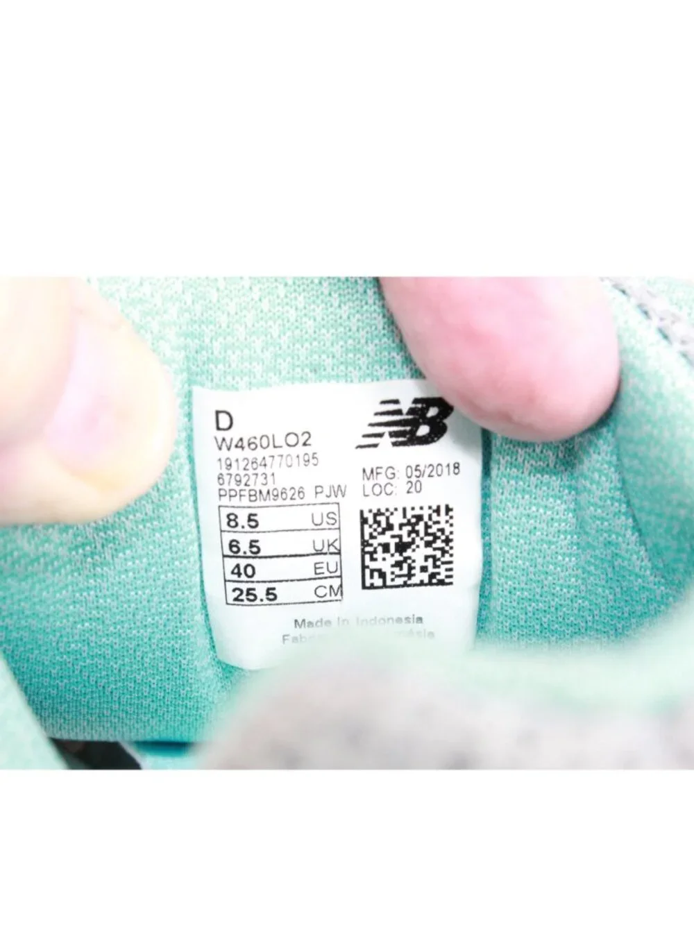 New Balance Gray Blue Mesh Lightweight Breathable Sneaker Size 8.5 B